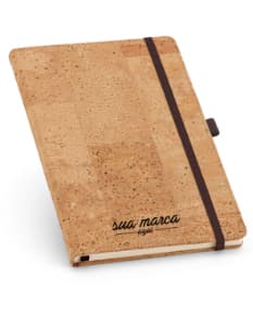 Bloco de anotações de cortiça vintage com textura de papel antigo e envelhecido. O design é desgastado e sujo, com manchas e vincos, remetendo a um estilo antigo e áspero. Perfeito para quem aprecia um aspecto envelhecido e retro em seus materiais de escritório.