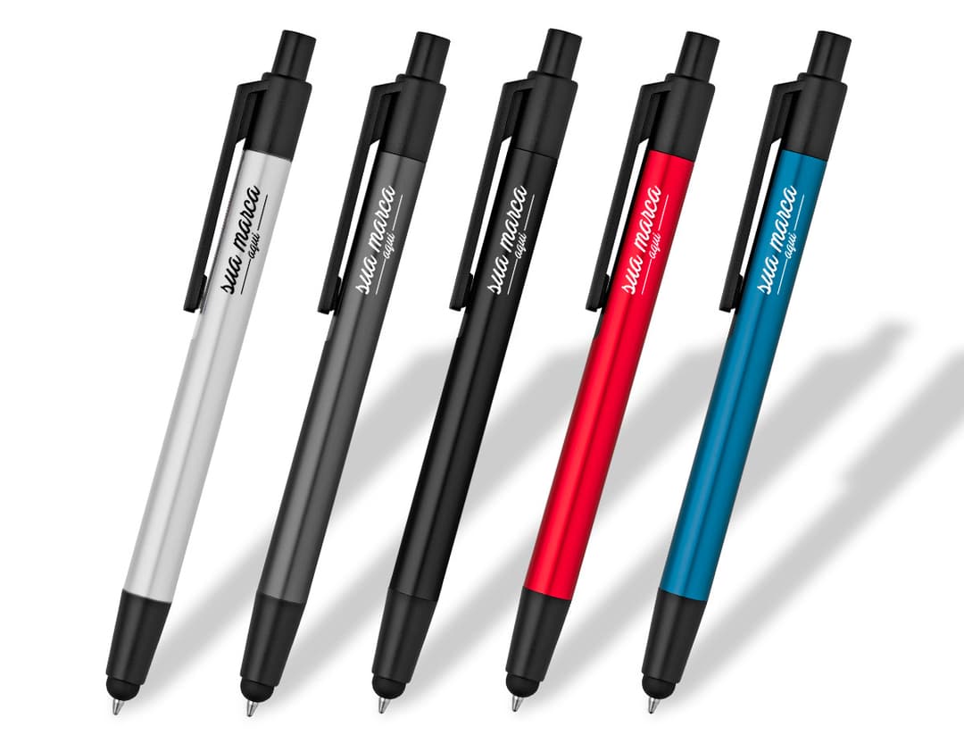 Caneta de metal com touch - 09 para escrita e desenho colorido, ideal para escritório, escola e arte. Equipamento de alta qualidade e design moderno. Adquira já!