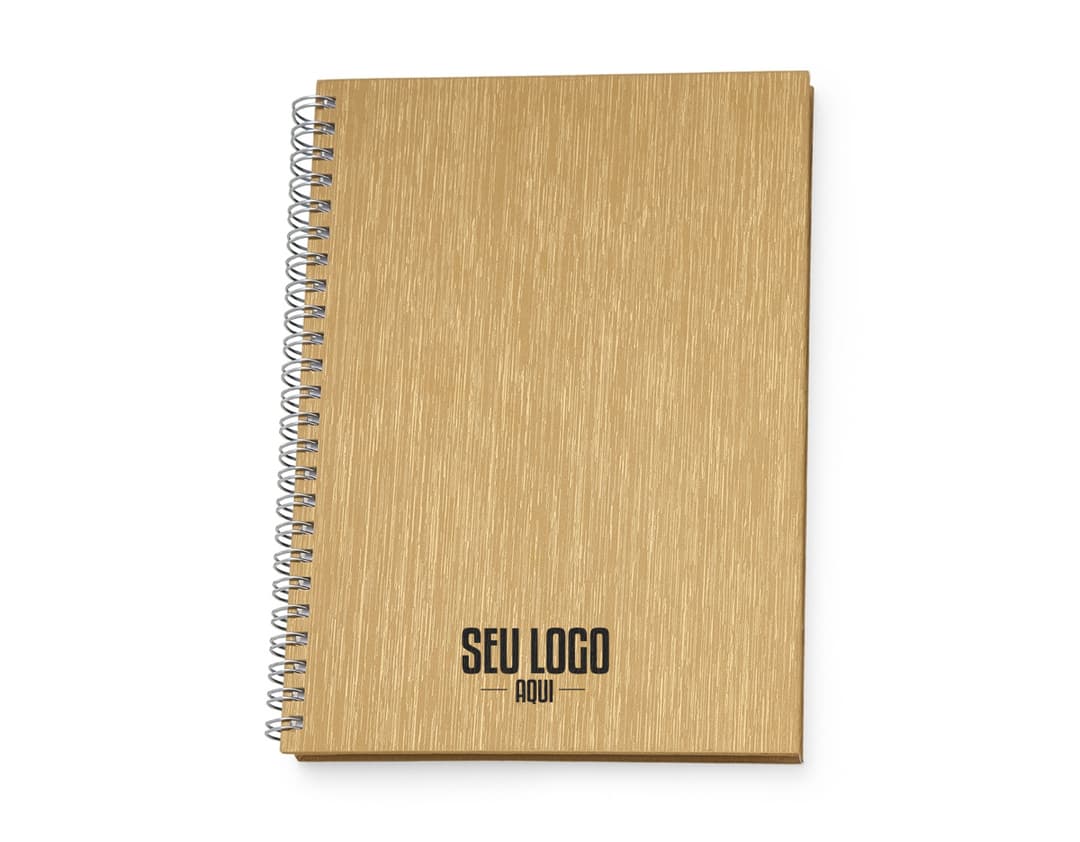 Caderno de negócios em papel reciclado, perfeito para anotações e organização no dia a dia. Ideal para reuniões e planejamento. Design elegante e sustentável. Garanta já o seu!