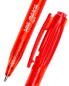 Caneta plástica para escrita e desenho, ideal para uso escolar e corporativo. Com ponta fina e tinta duradoura, perfeita para preencher formulários e destacar informações. Adquira já a sua!