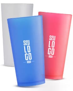 Copo plástico de 420ml.
