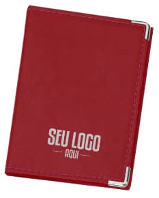 Porta documento em couro sintético de alta qualidade, perfeito para manter seus documentos organizados com muito estilo. Ideal para business wear e shopping. Luxo e design em um só produto!