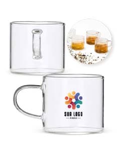 Kit Xícaras de Vidro 6 Peças são xícaras de vidro transparente, ideais para servir chás, cafés e outras bebidas quentes. As xícaras possuem um design elegante e moderno, sendo perfeitas para uso em casa ou em eventos.
